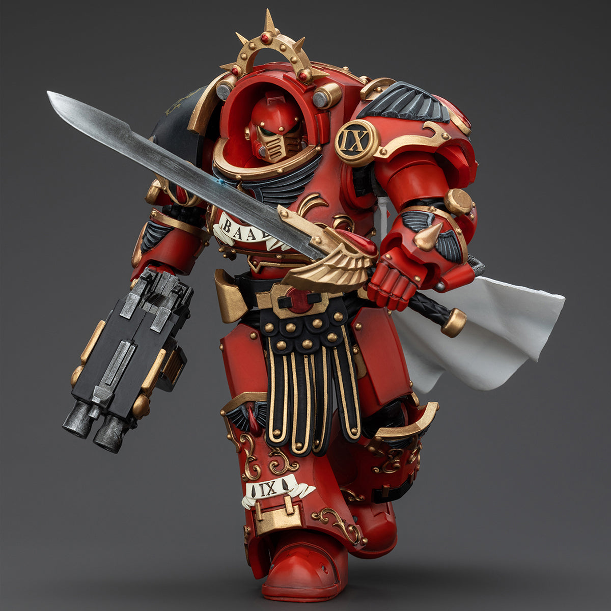 JOYTOY Blood Angels Legion Praetor in Tartaros Terminator Armour Warhammer 1/18 Action Figure