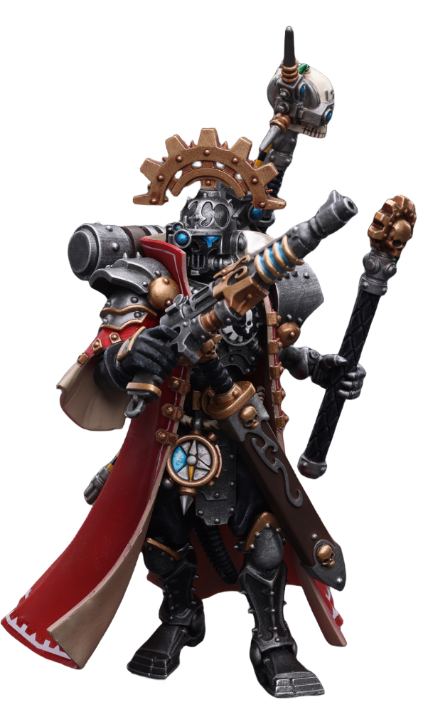 HiPlay JoyToy Warhammer 40K Collectible Figure: Adeptus Mechanicus Skitarii Marshal 1:18 Scale Action Figures