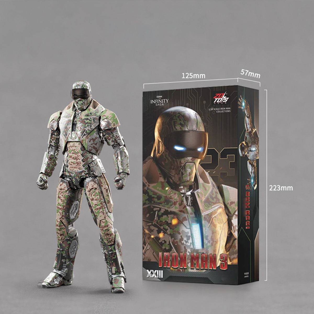 ZD Toys Iron Man 1/10 Figure | Choose MK27, MK14 or MK23