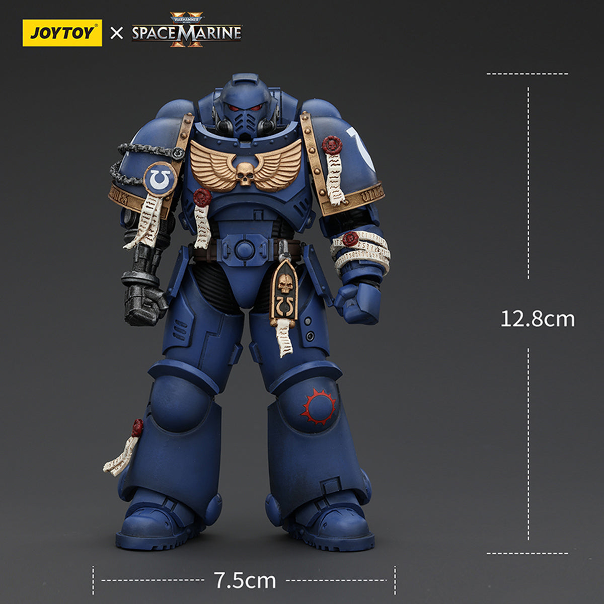 JOYTOY Space Marines 2 Uitramarines Brother Chairon JT00072 Game Special Limited 1/18 Scale Warhammer 40K Action Figure