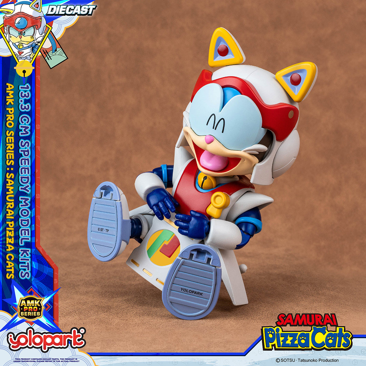 Yolopark Samurai Pizza Cats AMK PRO Series Speedy Model Kit