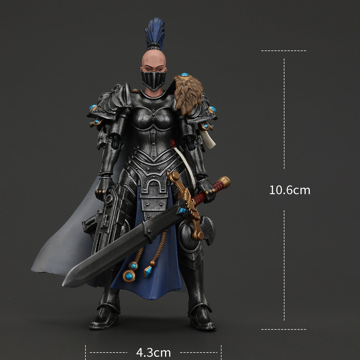 JOYTOY JT00836 Sisters of Silence Argent Lynx Vigilator Cadre Vigilator 1 Warhammer 1/18 Scale Action Figures