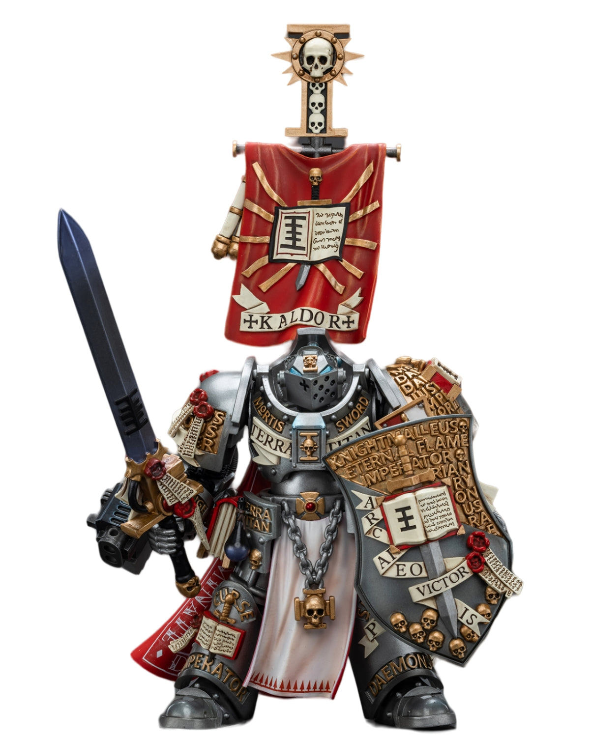 HiPlay JoyToy JT9220 40K Collectible Figure: Grey Knights Kaldor Draigo 1:18 Scale Action Figures