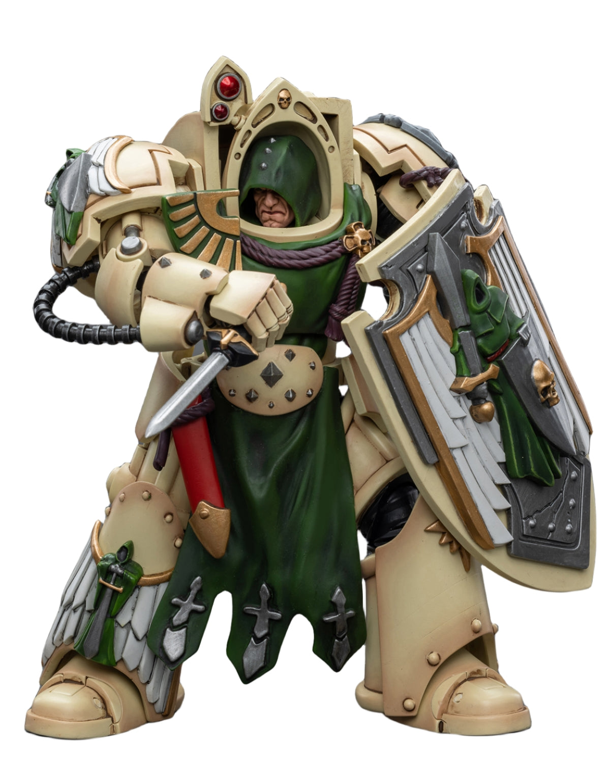 HiPlay JoyToy JT9206 40K Collectible Figure: Dark Angels Deathwing Knight with Mace of Absolution 1 1:18 Scale Action Figures