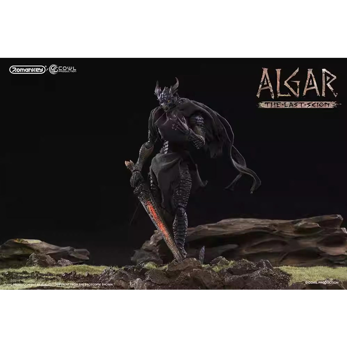 Romankey X COWL The Last Scion Algar The First Receiver Action Figure