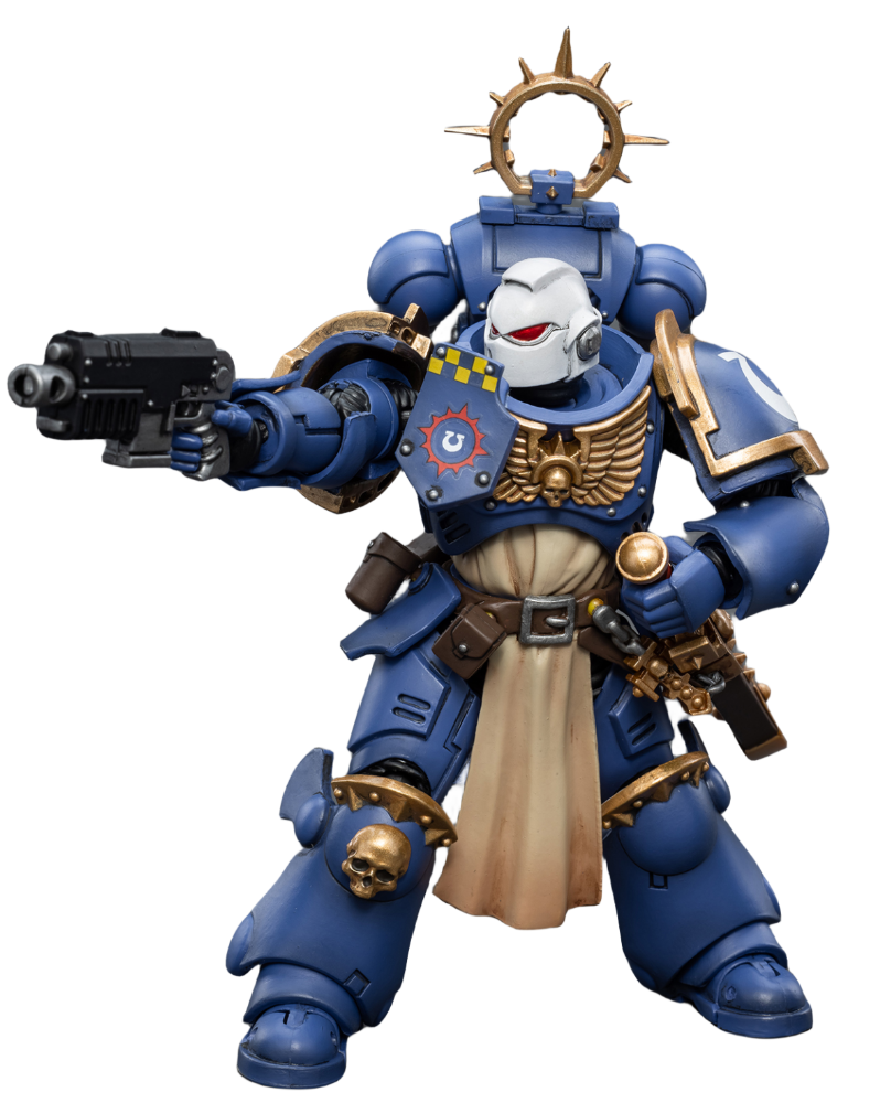 HiPlay JoyToy 40K Collectible Figure: Ultramarine Bladeguard Veteran 03 1:18 Scale Action Figures JT2344 (Veteran 03)