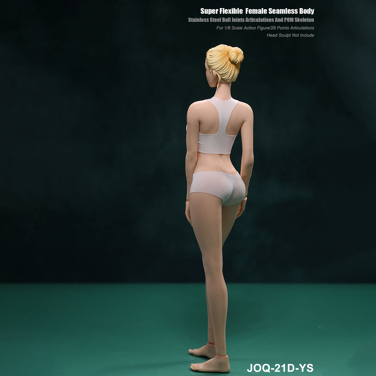 JIAOUDOLL 1/6 Slender Elegance Medium Bust Detachable Feet Supermodel Long Legs Female Action Figures Body