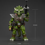 JOYTOY TMNT Casey Jones & Triceraton Infantryman & Adjutant Zork & Captain Zorax Action Figures