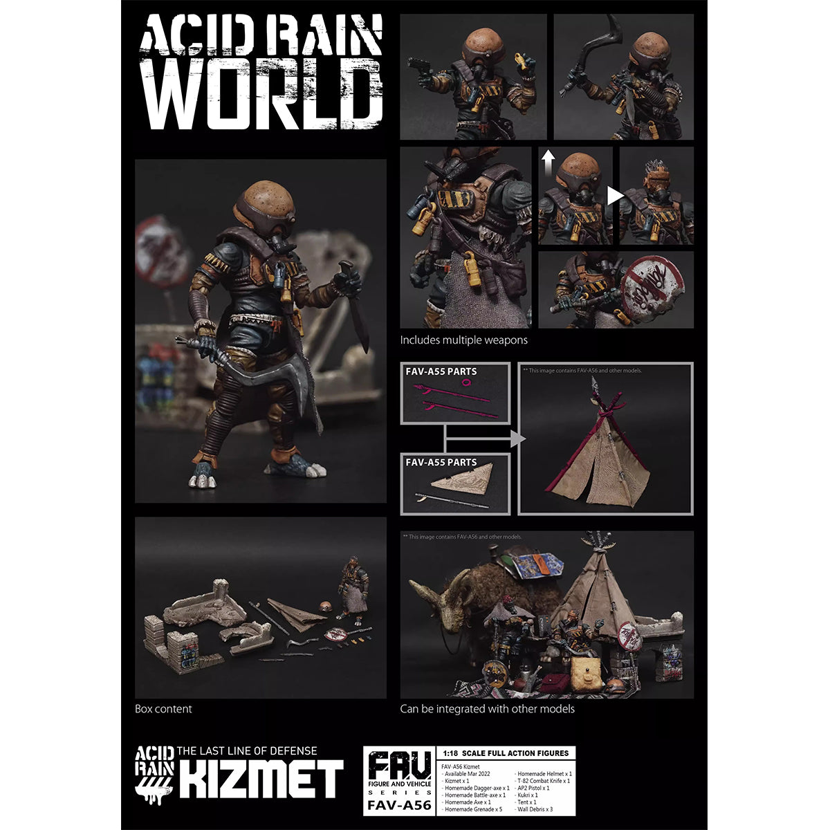 TOY ALLIANCE Acid Rain World Kizmet Action Figure