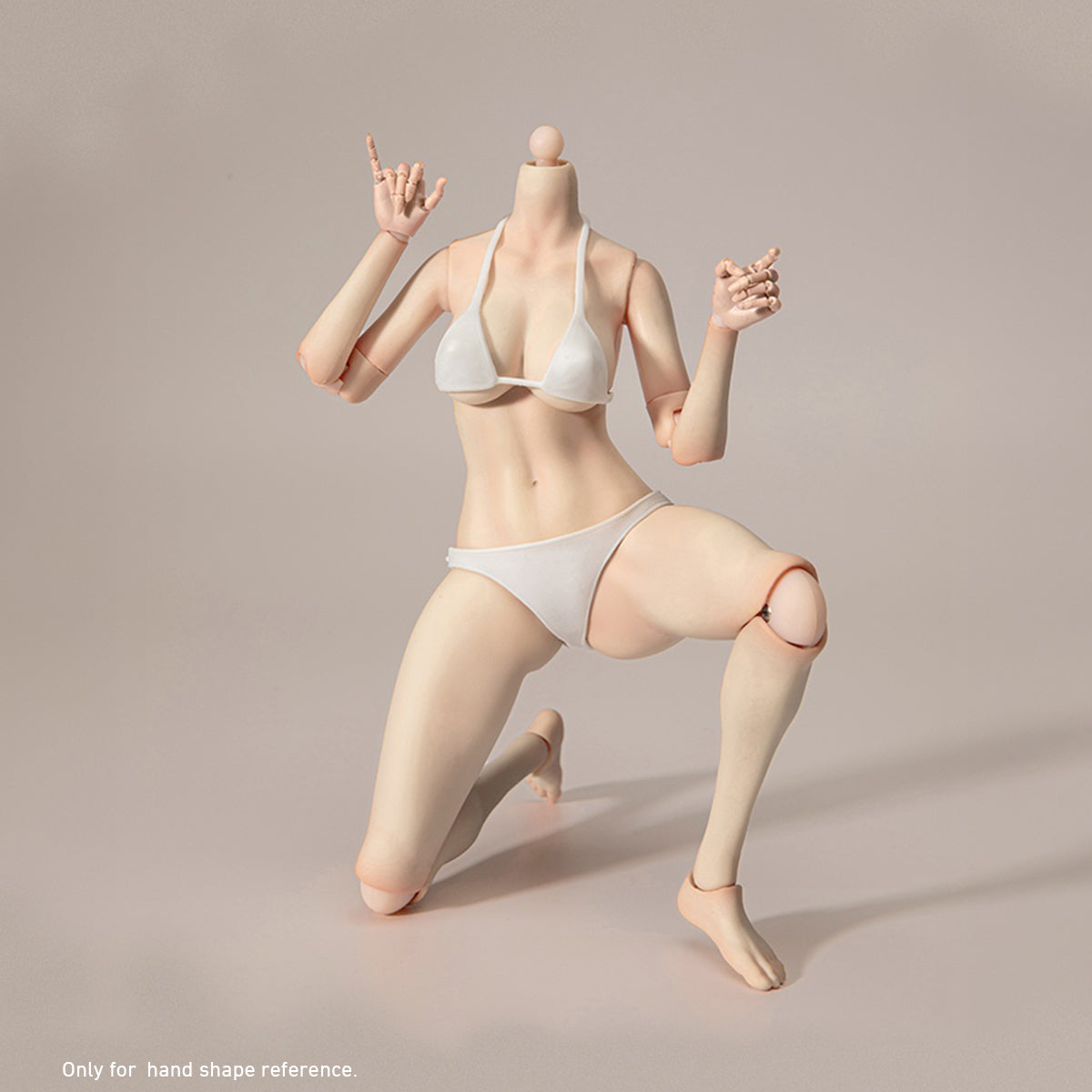 True1Toys Narrow Shoulder Fully Articulated Large Bust Light Wheat Skin Female Jointed Action Figures Body