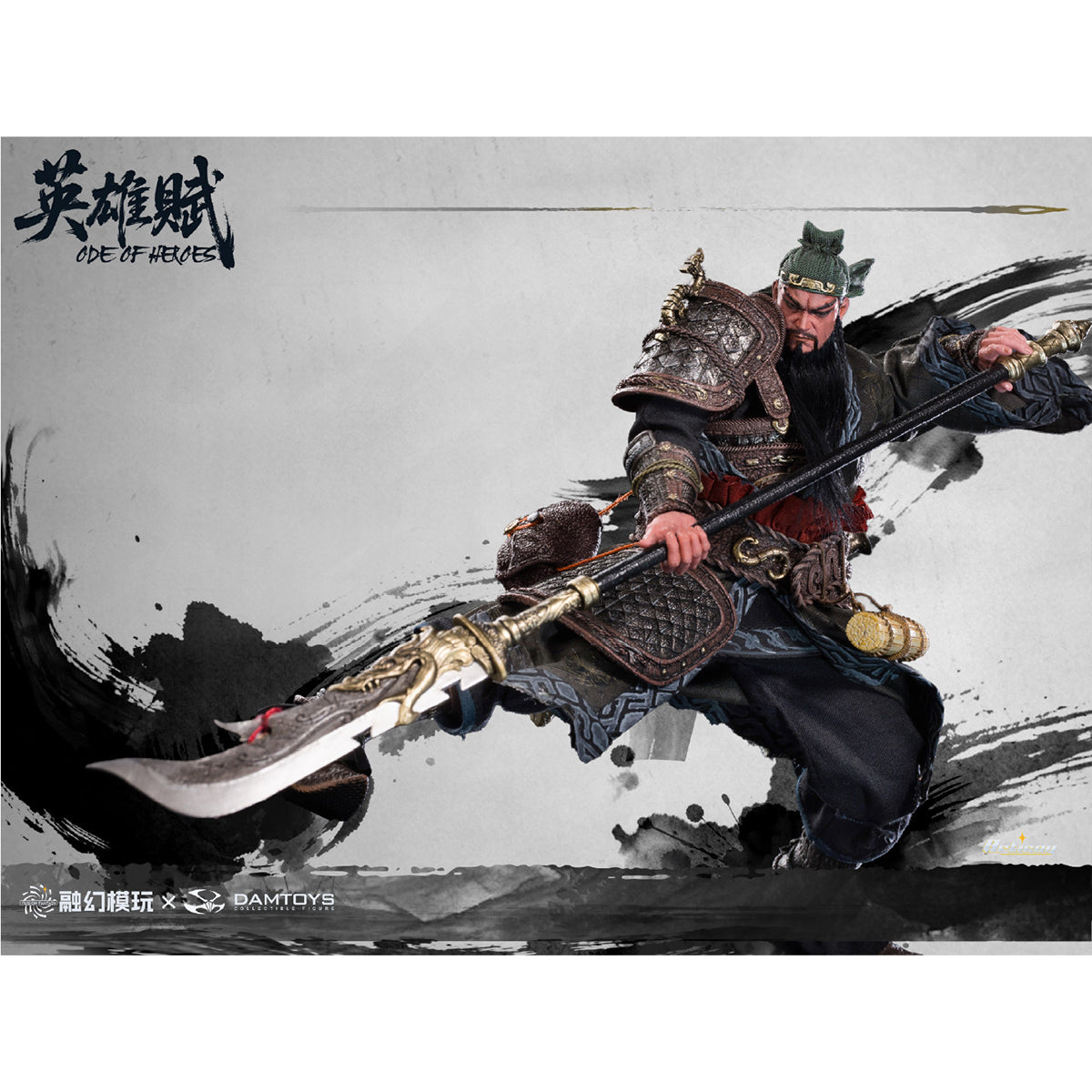 FUSION FANTASY × DAMTOYS Odes of Heroes Zhongyi Wushuang FTOH-03 Guan Yu 1/12 Scale Action Figure