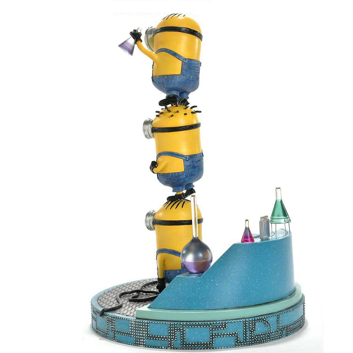 Prime 1 Studio, Minions Trio with Laboratory Base, Statue Figurine