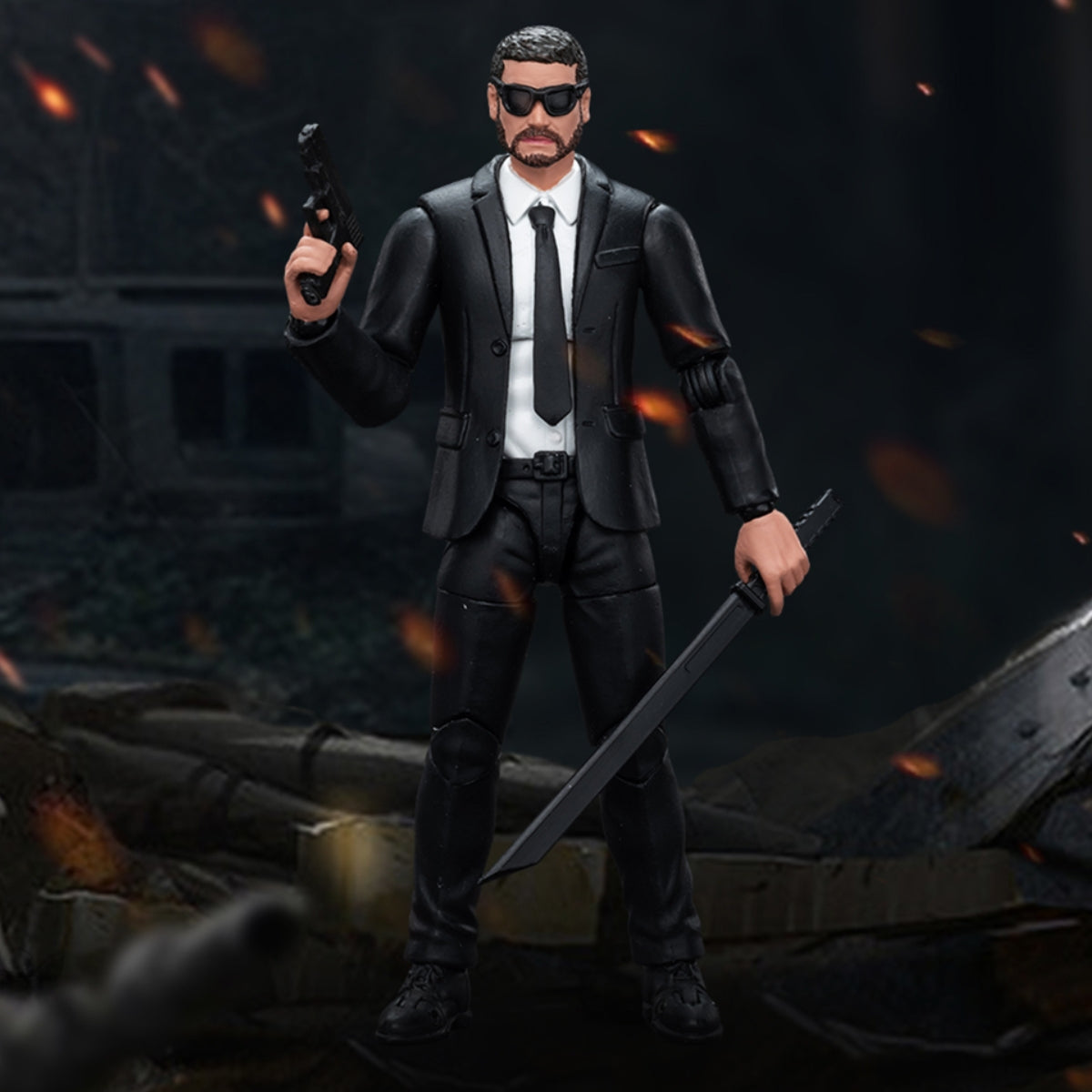 JoyToy Hardcore Coldplay Collectible Figure: Army Builder Promotion Pack Figure 16 1:18 Scale Action Figures JT9626