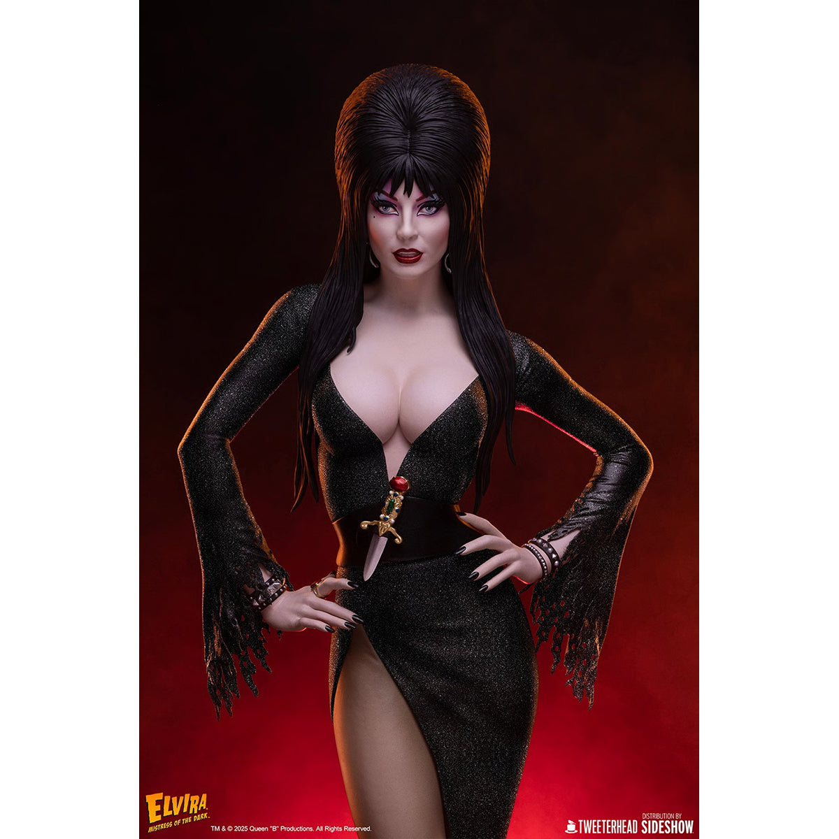 Sideshow x Tweeterhead, Elvira, Art Figurine