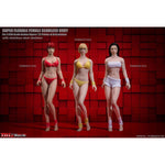 TBLeague, Seamless Steel Skeleton Female Eropean & Proportions/Anime/Asian Body Type with Head Sculpt, Action Figures Body