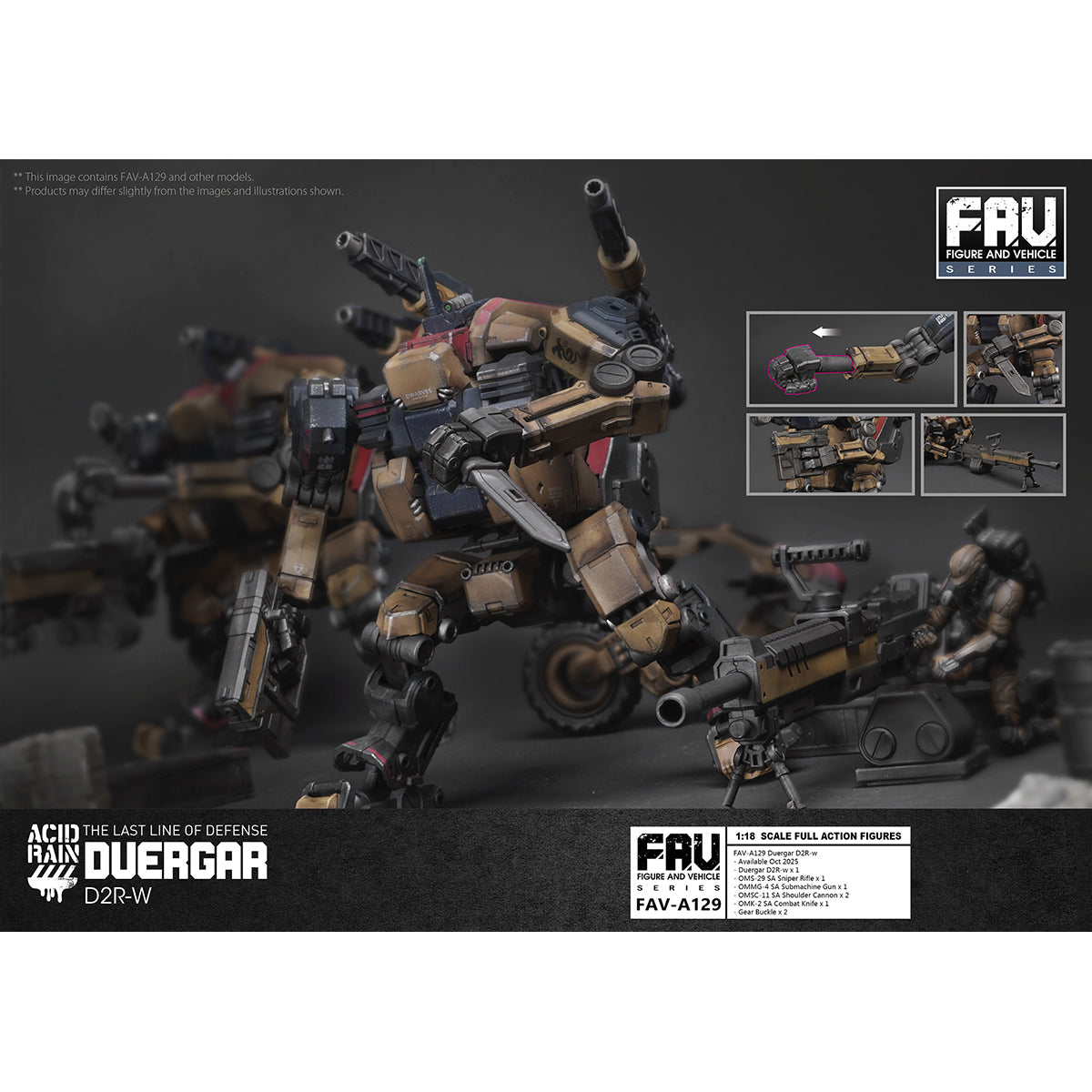 TOY ALLIANCE Acid Rain World FAV-A129 Duergar D2R-w Action Figures