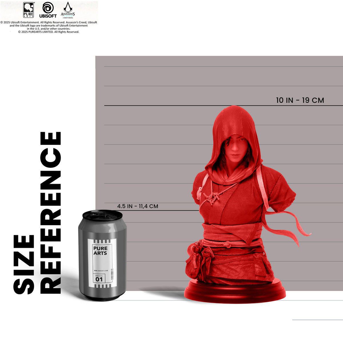 Busto artístico de Naoe de Assassin's Creed Shadows de 10 pulgadas de PureArts