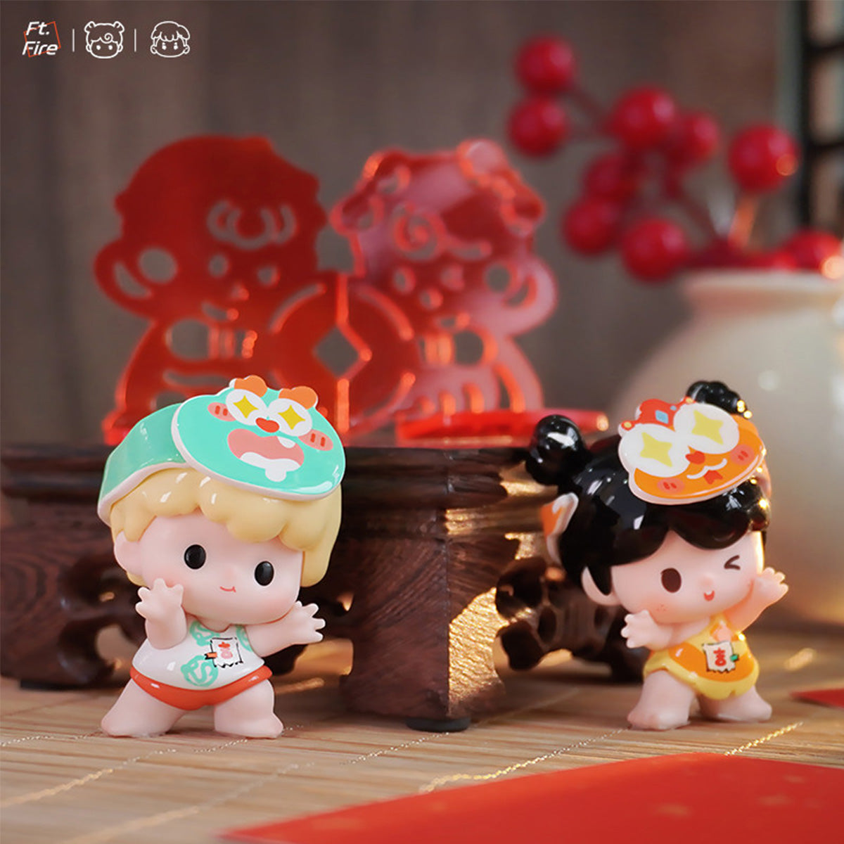 Ft.Fire ZOZO&YOYO - Lucky Double Treasure Series FT-1250001 Mini Blind Box
