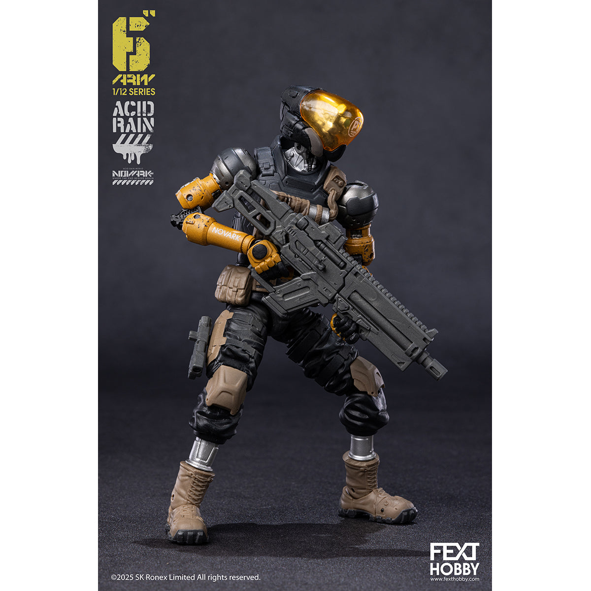 FEXT HOBBY Acid Rain World: Novark FXH-AR-001 THAME/FXH-AR-002 WAR BANNER/FXH-AR-003 SKULLWELDER/FXH-AR-004 PROTEUS 1/12 Scale Action Figure
