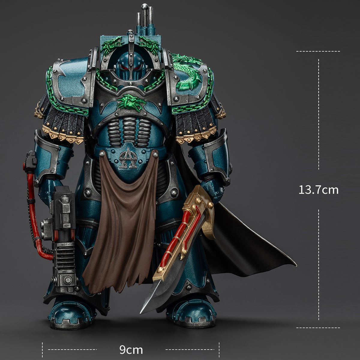 (Only Shipped to the US) JOYTOY Alpha Legion Legion Praetor in Cataphractii Terminator Armour 1/18 Warhammer The Horus Heresy Action Figures