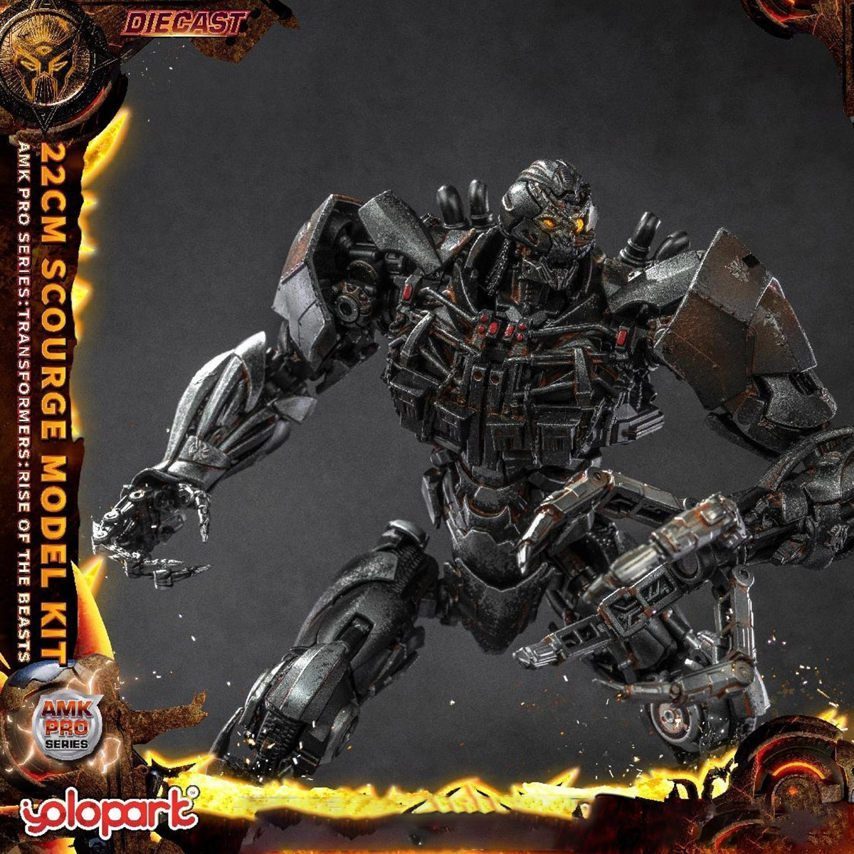 YOLOPARK AMK PRO Series Transformer: Rise of The Beasts - Scourge Easy Pre-Assembly Model Kit