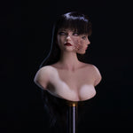 YMTOYS 1/6 Scale Figure Head Sculpt: Twin Sister Head Sculpture For 12-inch Miniature