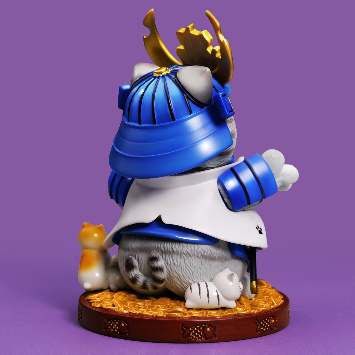 ZFS studio Plutus Cat Mini Edition Blue Color Animal Figurine