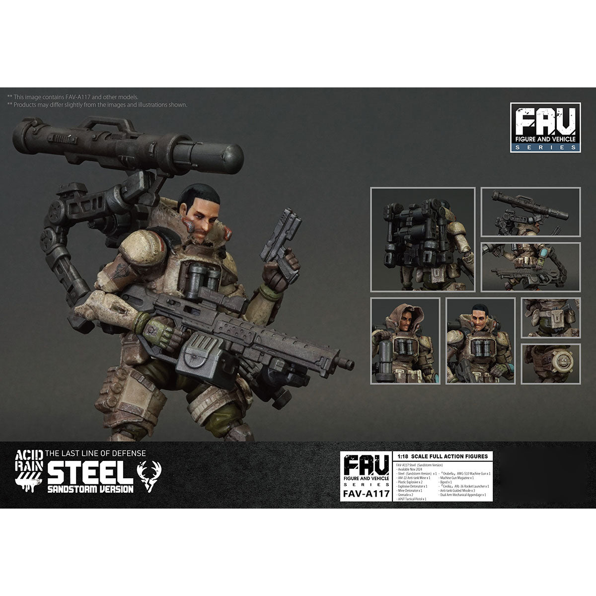 TOY ALLIANCE Acid Rain World Steel（Sandstorm Version） Action Figure