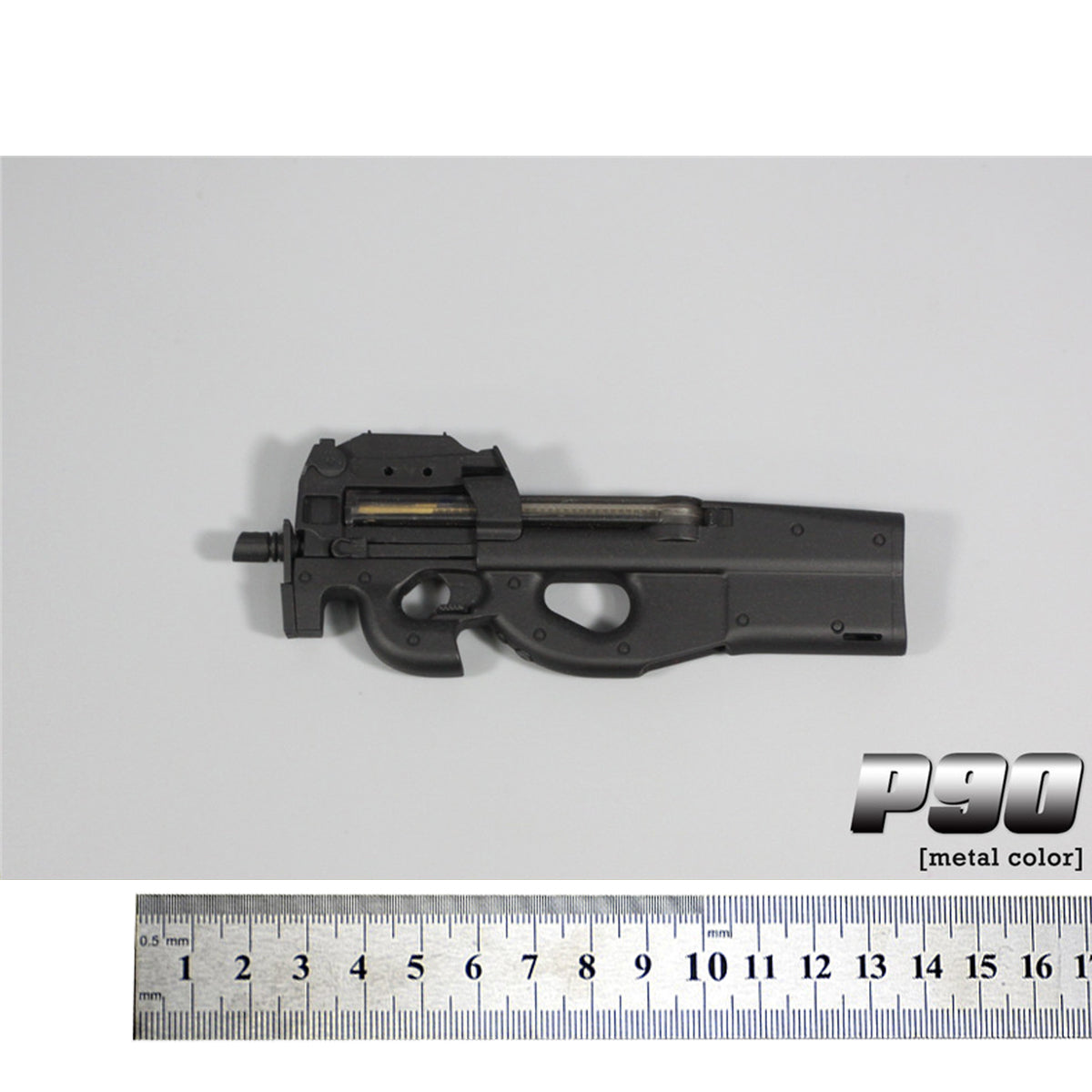 ZYTOYS, P90 Submachine Weapon Gun Model, Doll Accessory for 12-inches Action Figurine