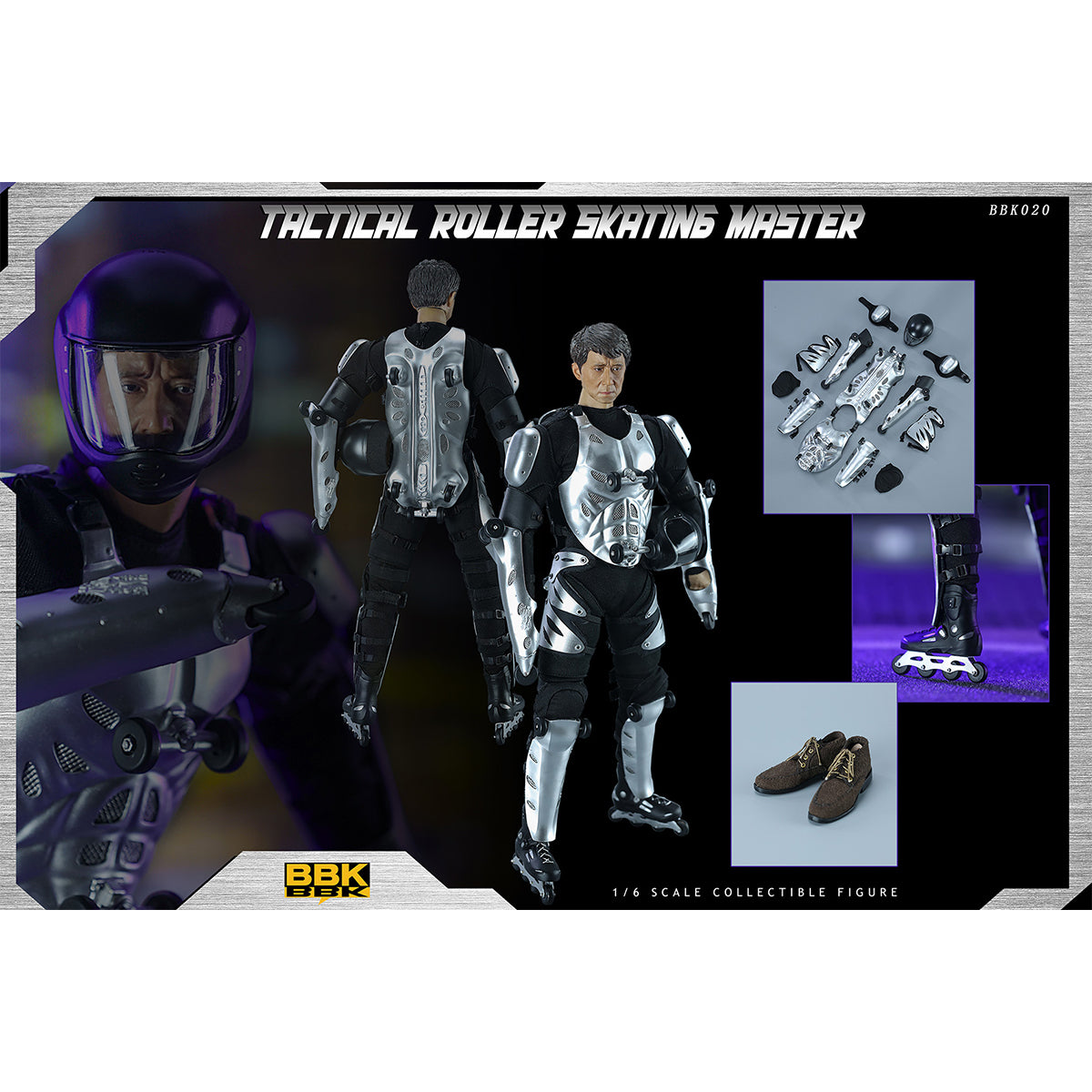 BBK, Tactical Roller Skating Master, Action Figure Full Set