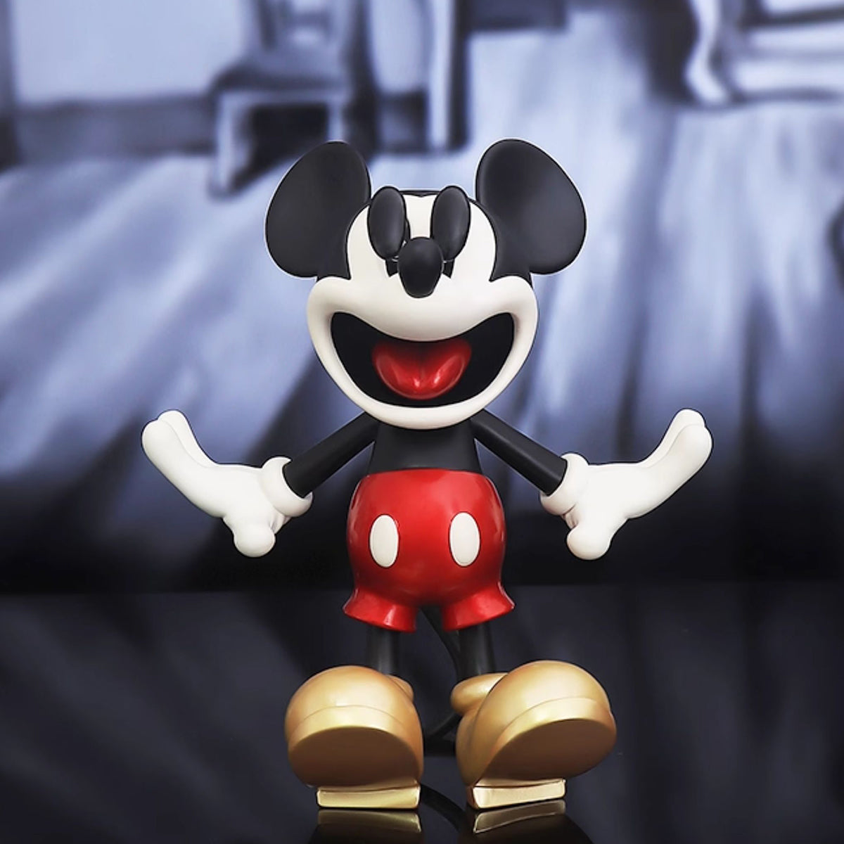 MORSTORM Disney 100th Anniversary Series Scare Mickey Art Statue