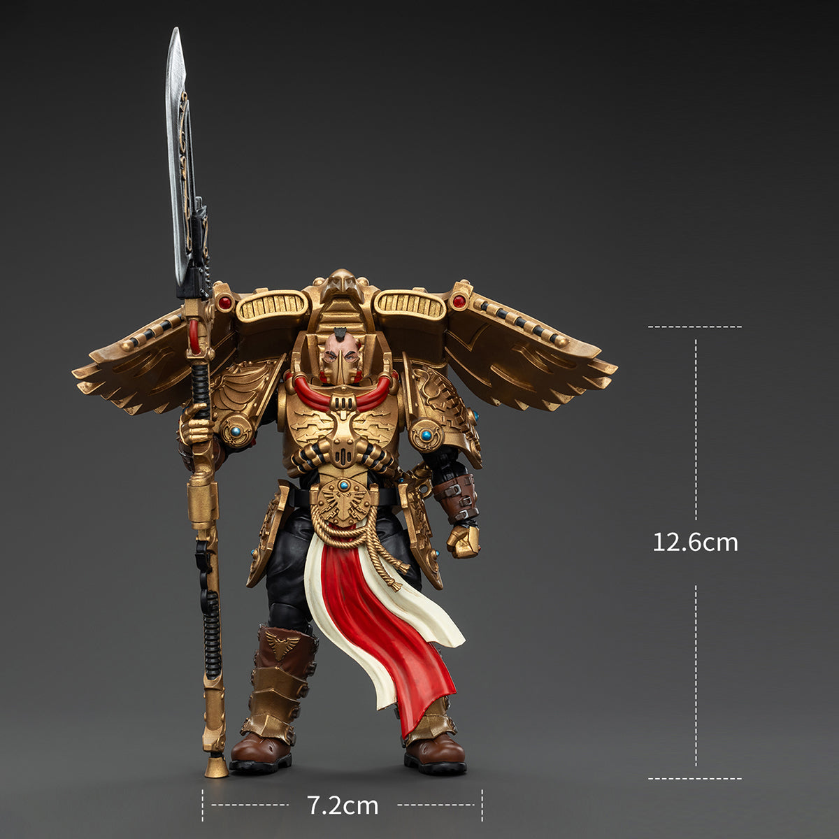 JOYTOY Warhammer The Horus Heresy 1/18 Legio Custodes Custodian Venatari Squad Venatari with Venatari Lance JT00799 Action Figures