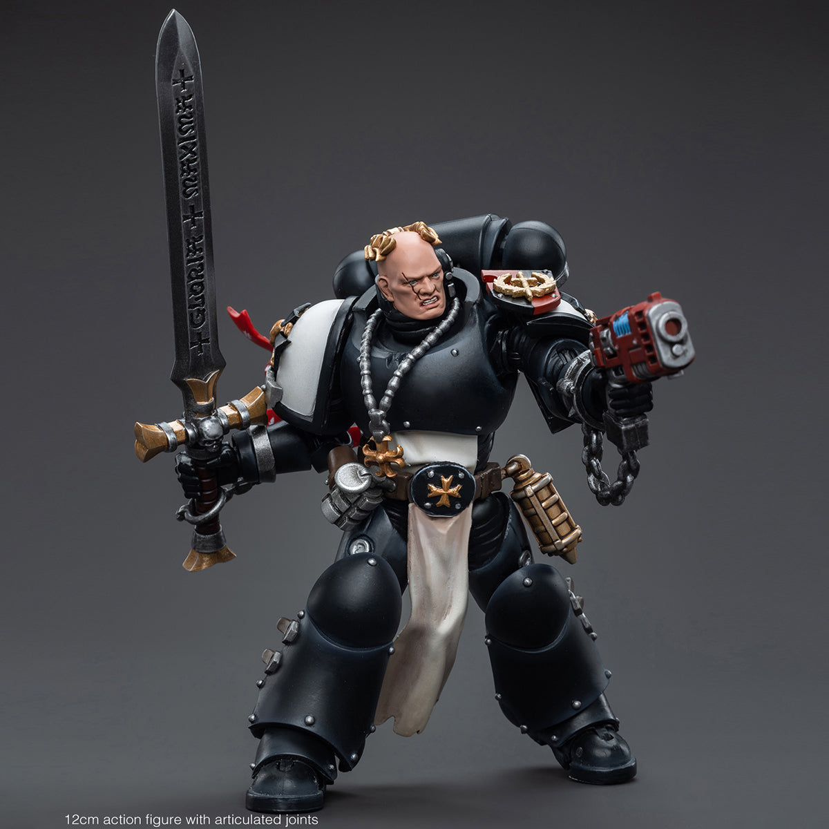 JOYTOY Warhammer 40,000 Black Templars Emperor's Champion Bayard's Revenge 1/18 Action Figure