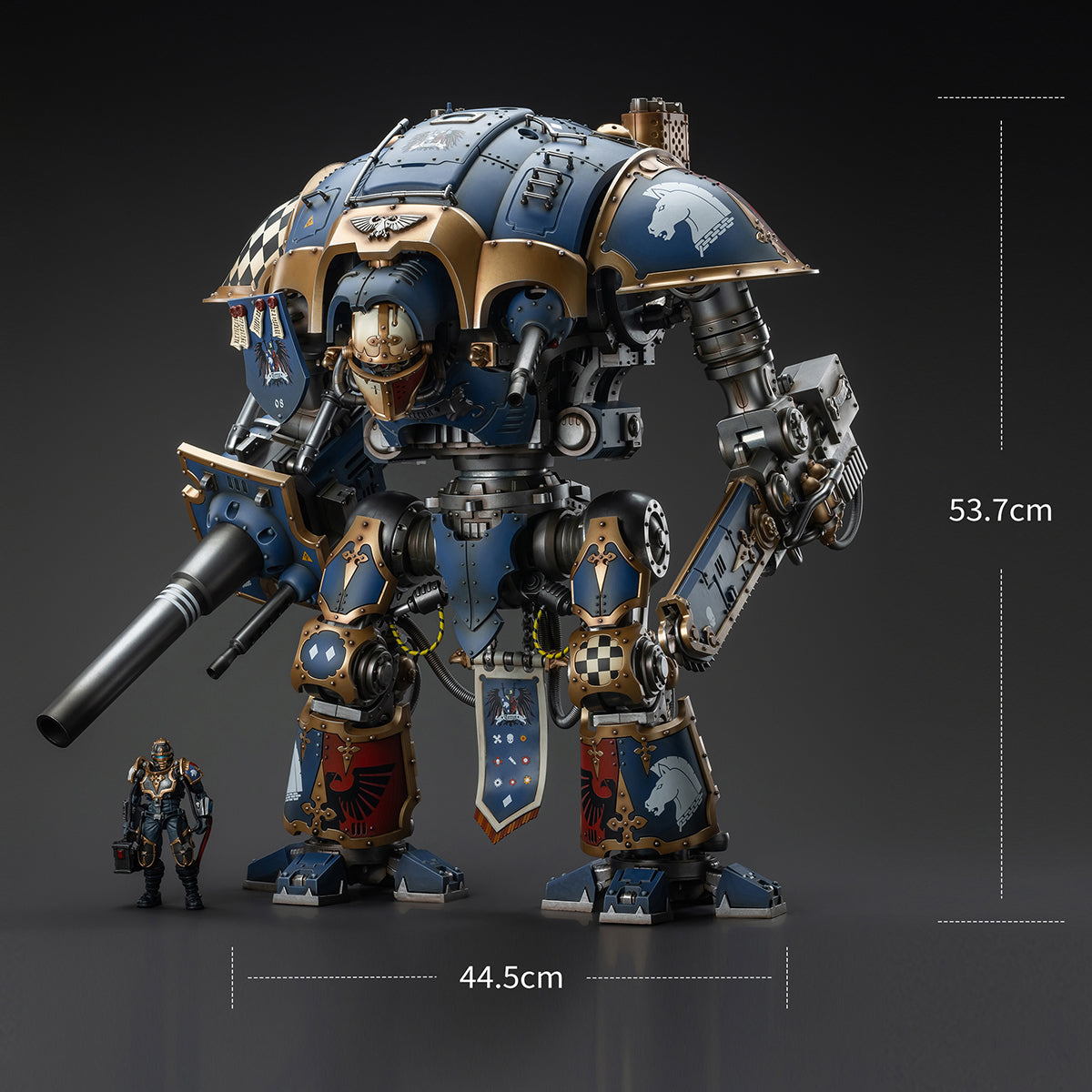 (Only Shipped to the US) JOYTOY Warhammer 40,000 1/18 Imperial Knights House Terryn Knight Paladin JT9299 Action Figures Collection Model Gift