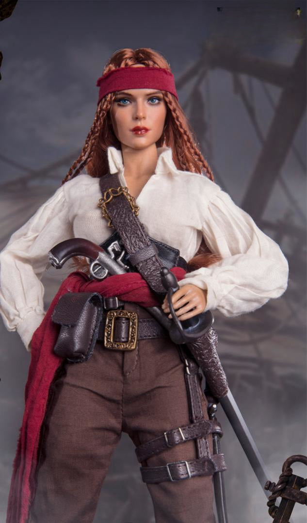 HiPlay BBK Collectible Figure: Pirate Female Captain, Sophia, Anime Style, 1:6 Scale Miniature Figure