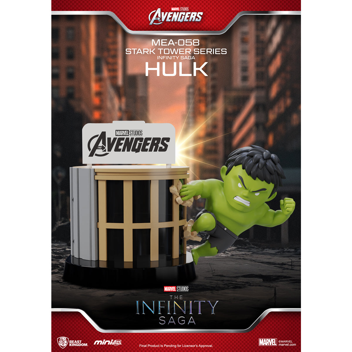Beast Kingdom MEA-058 The Infinity Saga Stark Tower Series Randomly Single Blind Box Figure