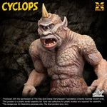 X-PLUS, Ray Harryhausen Series Cyclops Unpainted White Mold, Model Kits Assembly