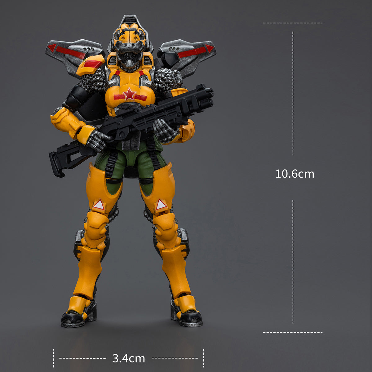 HiPlay JoyToy Infinity Collectible Figure: Yu Jing Black Ops Tiger Soldier, Female 1:18 Scale Action Figures JT9329