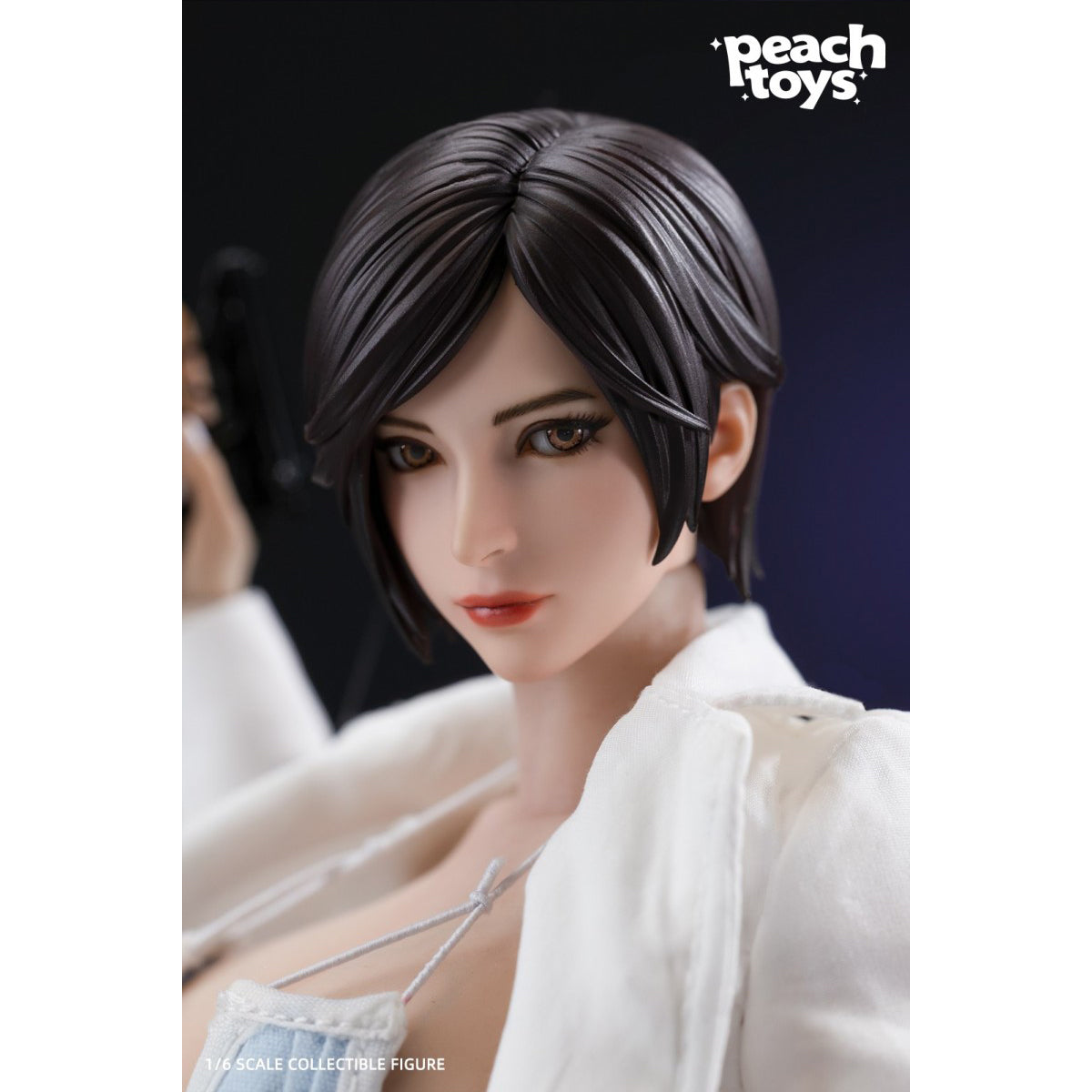 Peach Toys PEA001 Biohazard 1/6 Figure | Protective Suit, Mask & FBI Badge