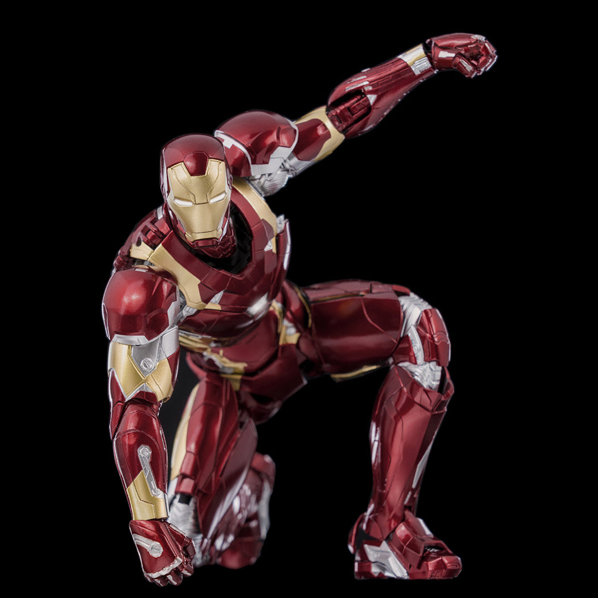 Threezero 6.9 Inches DLX Iron Man Mark 46 Reissue Action Figures