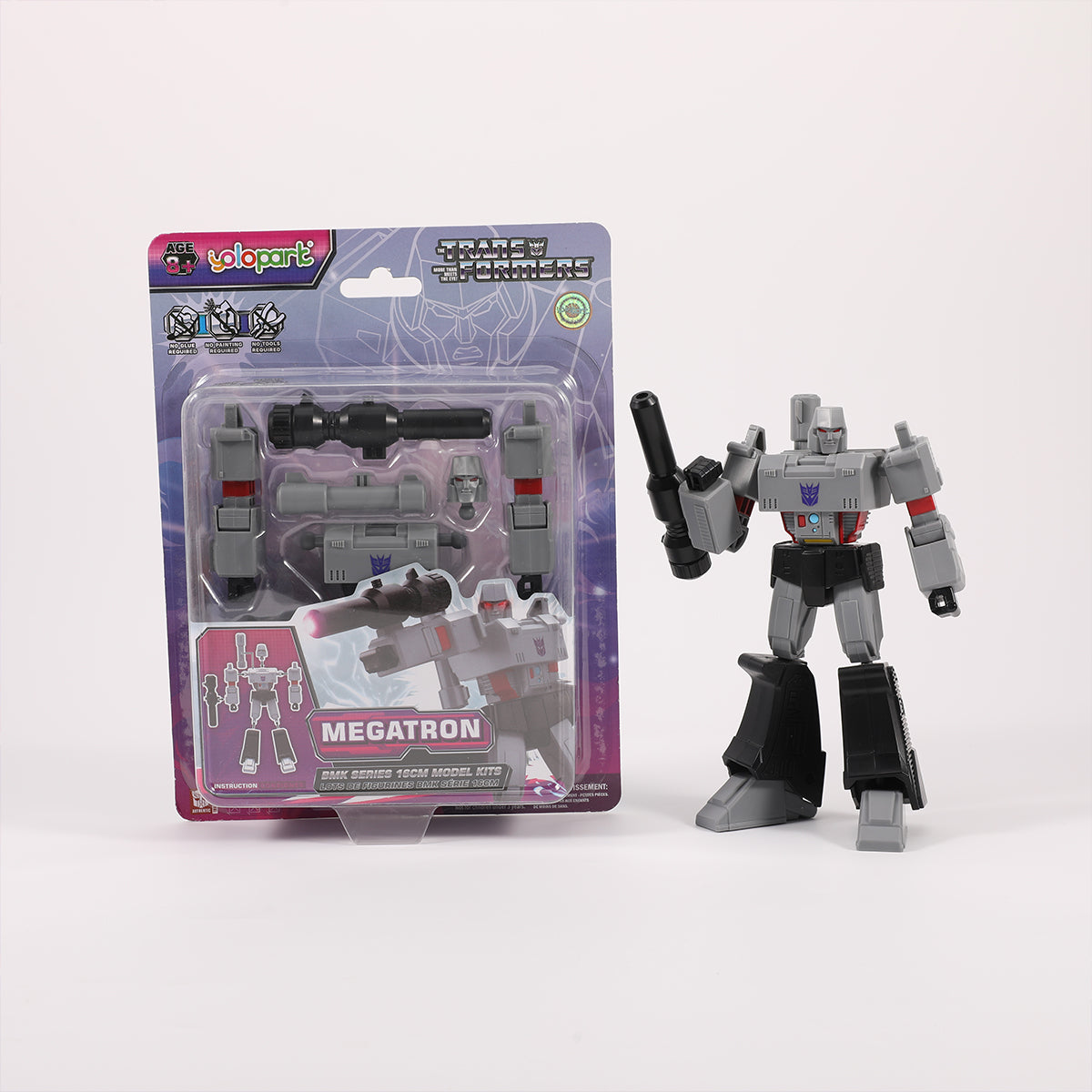 Yolopark Transformers G1 Animation BMK Optimus Prime Megatron Bumblebee Starscream Set Model Kit