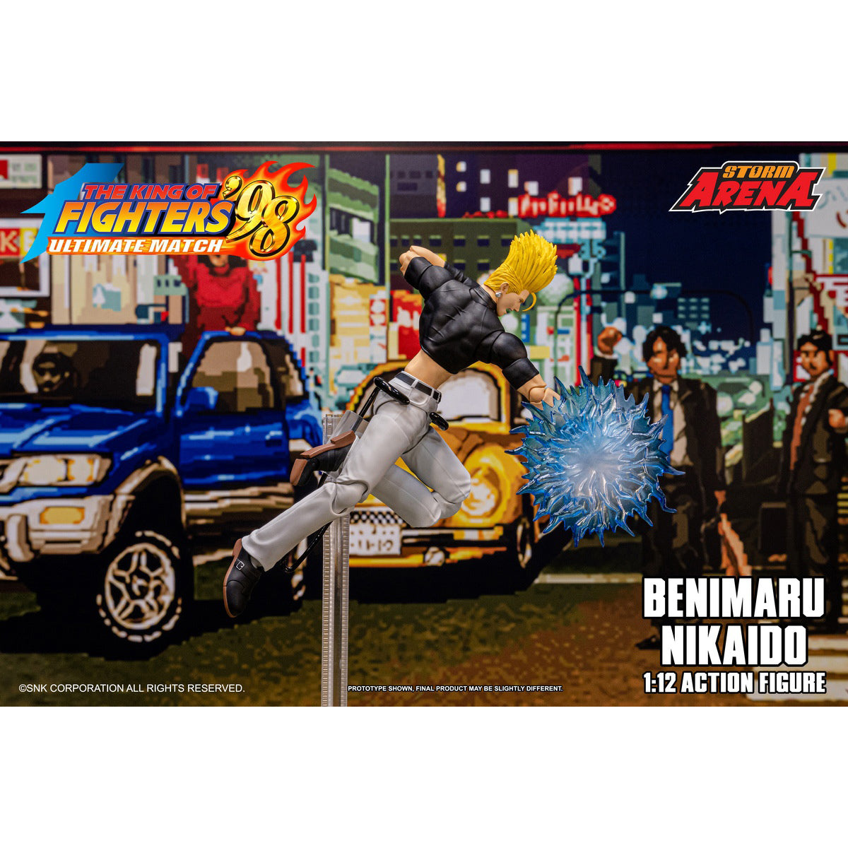 Storm Collectibles The King Of Fighters'98 UM KFSA01 Benimaru Nikaido Storm Arena KFSA02 Goro Daimon Storm Arena KFSA03 Kyo Kusanagi Storm Arena 1/12 Scale Action Figure