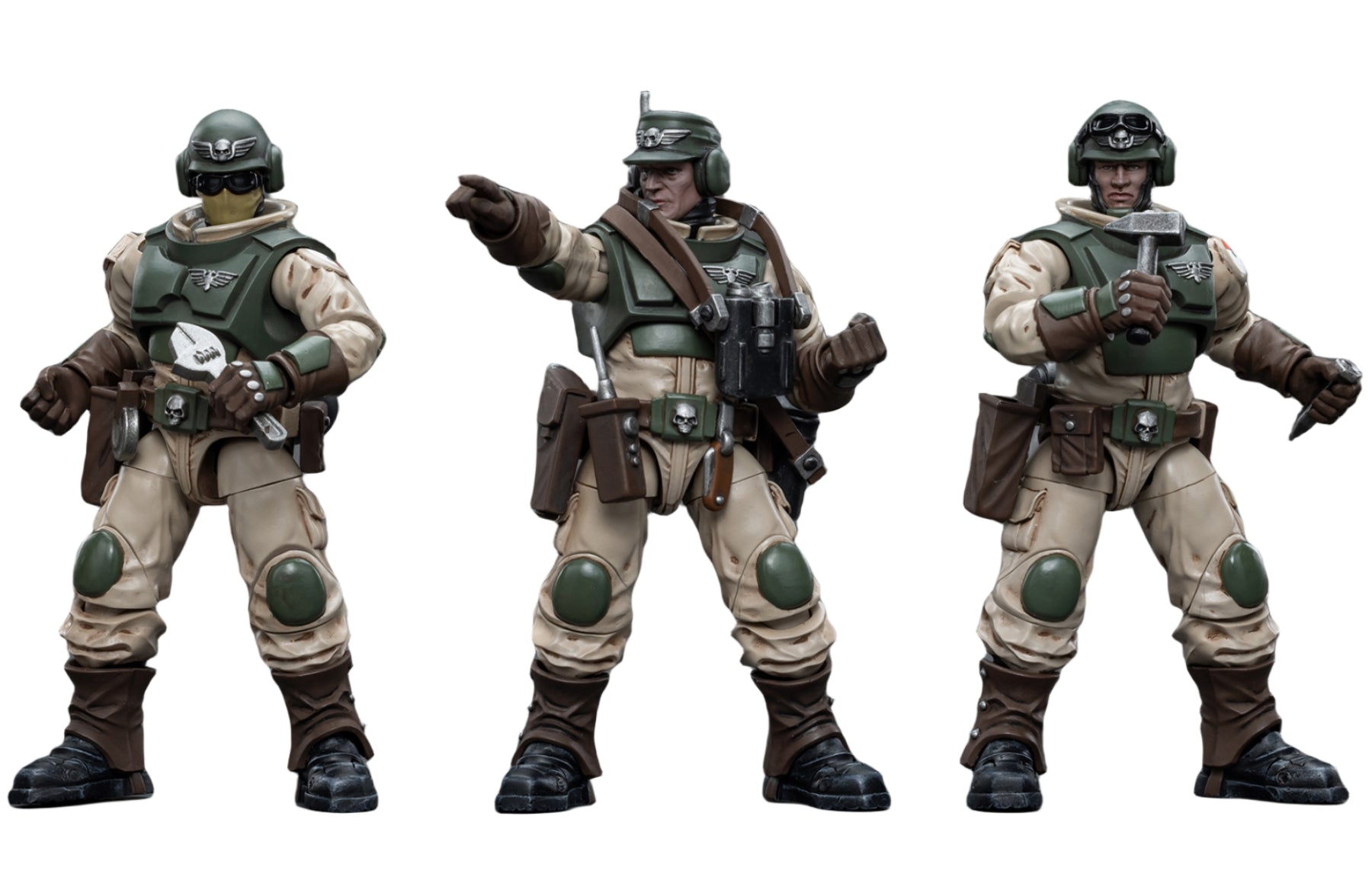 JOYTOY Astra Militarum Ordnance Team with Malleus Rocket Launcher JT8841 1/18 Scale Action Figure