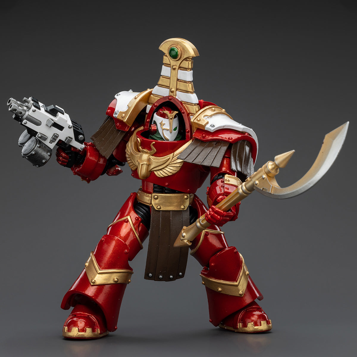 JOYTOY Sekhmet Terminator Cabal JT7349 Sekhmet with and Combi-Bolter and and Achea Force Weapon 1/18 Scale Action Figure