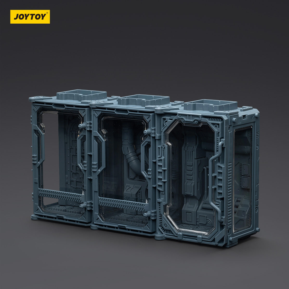 JOYTOY Individual Soldier Hangar Display Case Shadow Black Titanium Grey Starhunt Green 1/25 Scale Fit JOYTOY Series Action Figure
