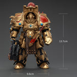 JOYTOY Warhammer The Horus Heresy Legio Custodes Aquilon Terminator Squad Aquilon with twin-linked Adrathic Destructor Action Figures