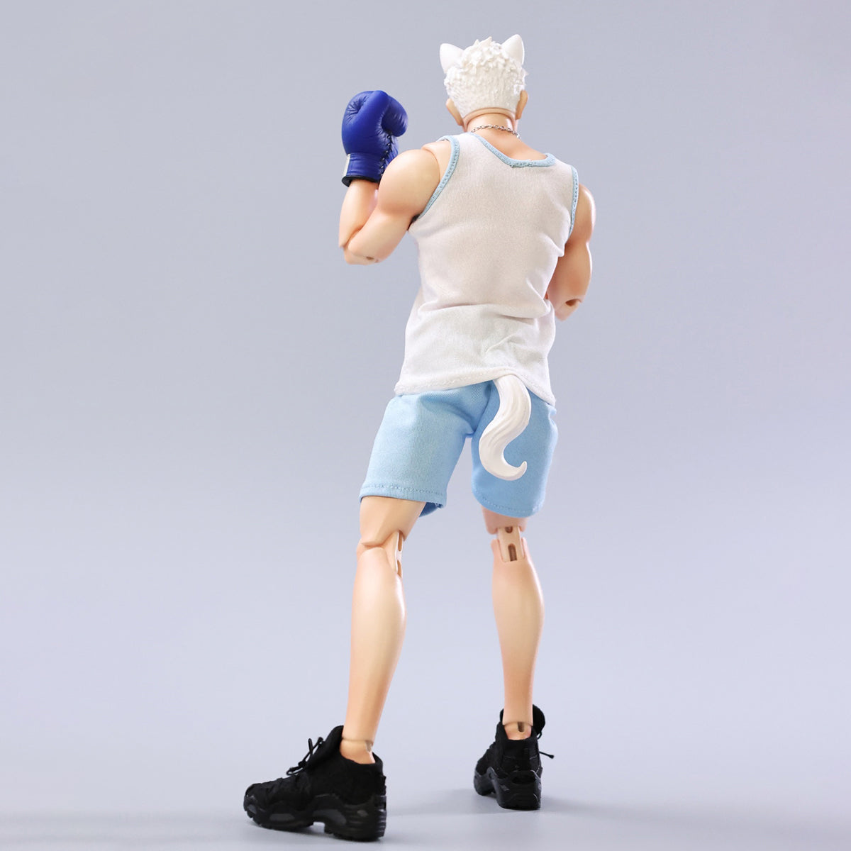 Blue Piper Puppy Guy White BJD Action Figures