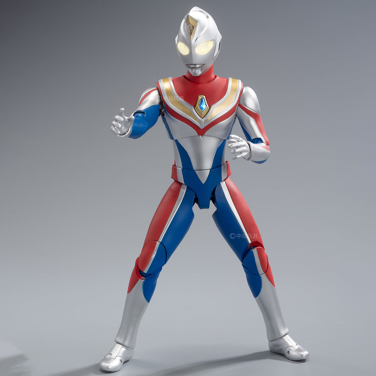 ZD Toys 1/10 Belial Atrocious & Ultraman Cosmos Luna Mode & Ultraman Belial & Ultraman Dyna, All Luminous Version Action Figures