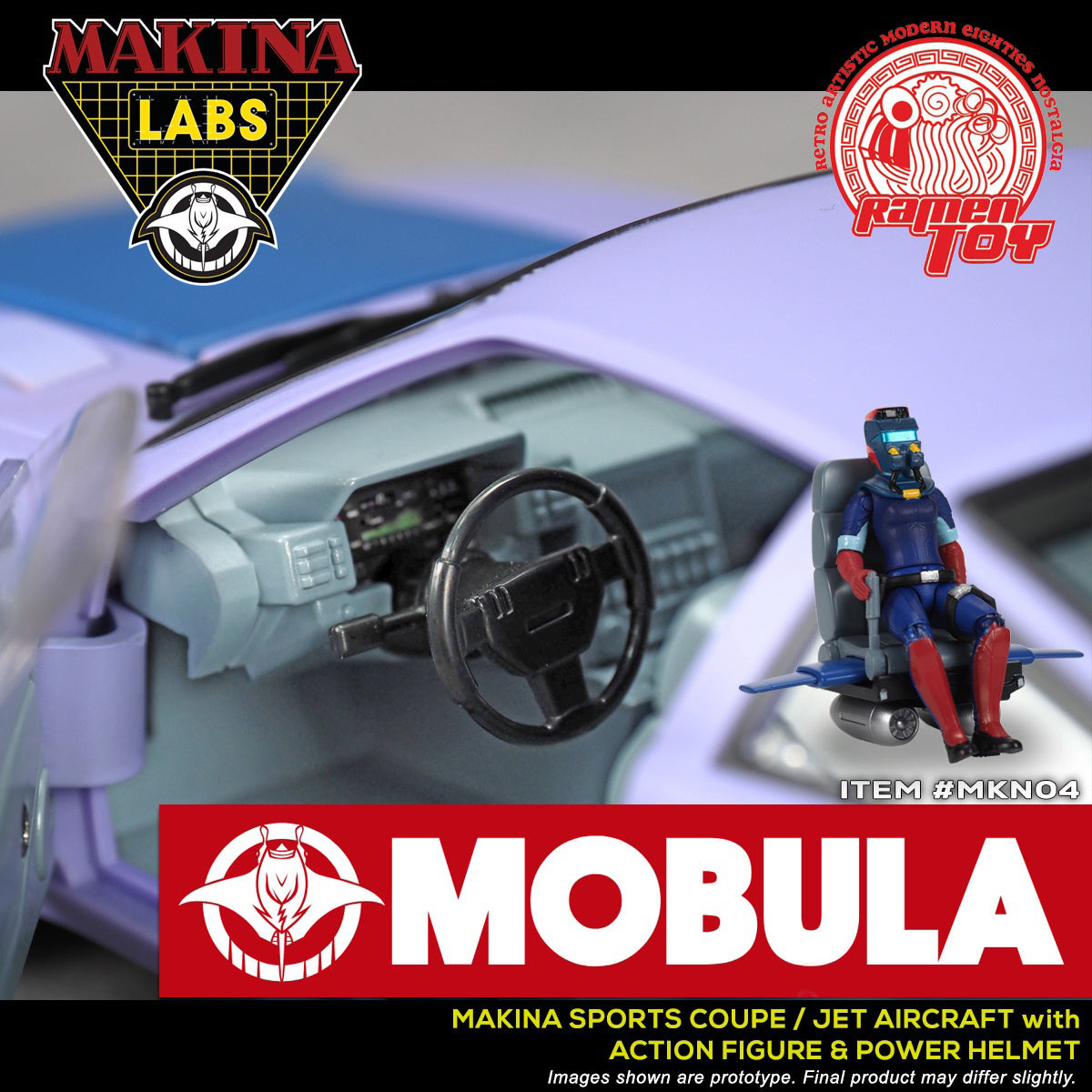 Ramen Toy MKN04 MAKINA LABS MOBULA Vehicle Model