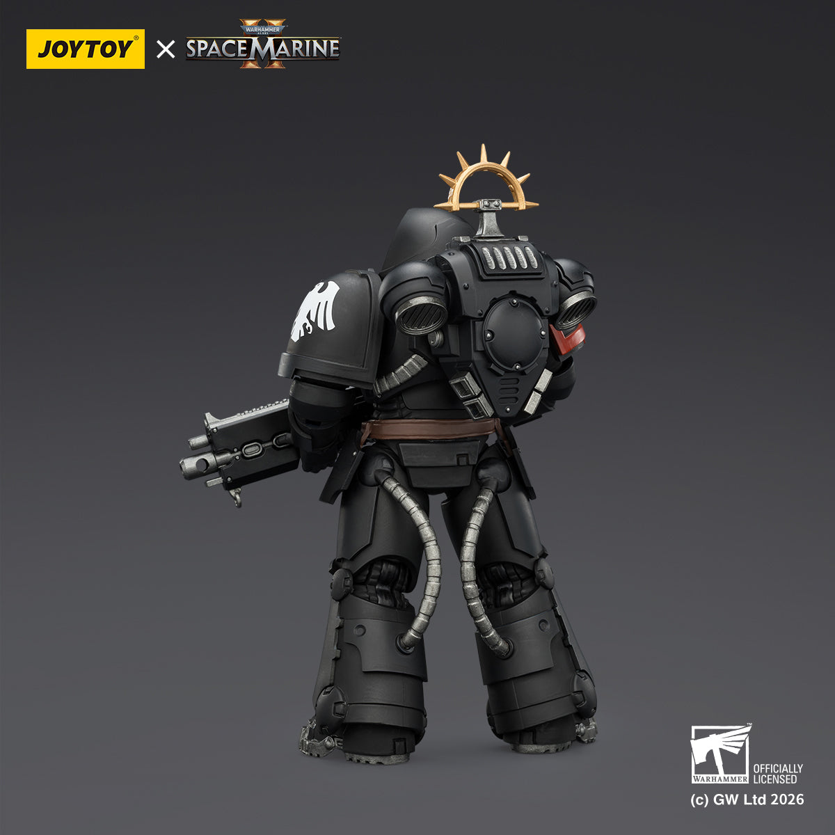 JOYTOY Warhammer 40,000: Space Marine 2 Heavy Intercessor with Heavy Bolt Rifle and Bolt Pistol (Game Edition) 1/18 Scale Action Figure